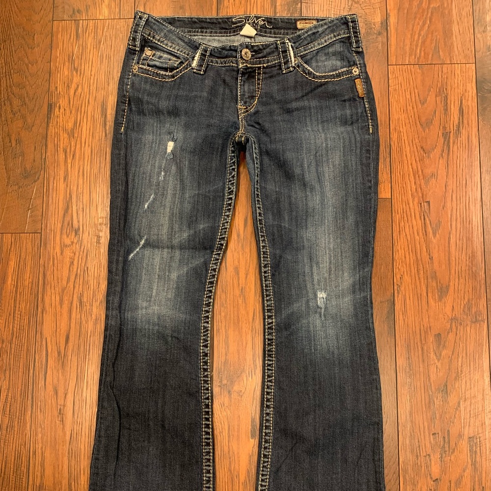 Silver Pioneer Bootcut 30 Jeans